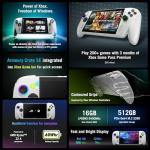ASUS ROG Xbox Ally Gaming Handheld 7" 120Hz Touchscreen IPS Display (AMD Ryzen Z2 A, 16GB LPDDR5X, 2TB PCIe SSD, AMD RDNA 2 Graphics, Fingerprint, WiFi 6E, Bluetooth 5.4, Win 11 Home) w/DKZ Hub