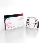 PlayVital Full Set Protective Skins for Nintendo Switch 2 Console & Joycon, Customized Vinyl Decal Wrap Sticker for Nintendo Switch 2 & Dock & Hand Grips - Cherry Blossoms Petals A