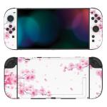 PlayVital Full Set Protective Skins for Nintendo Switch 2 Console & Joycon, Customized Vinyl Decal Wrap Sticker for Nintendo Switch 2 & Dock & Hand Grips - Cherry Blossoms Petals A