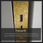 Luck&Link Skin Sticker for PS5 Console Center Part Protection Texture Sticker,For ps5 Disc Edition Host Middle Strip Texture Skin Scratch Resistant (Forged Carbon Fiber - Black, FOR PS5 (2020))