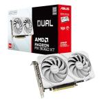 ASUS Dual Radeon RX 9060 XT 16GB GDDR6 White Edition (PCIe 5.0, 16gB GDDR6, HDMI 2.1b, DisplayPort 2.1a, 2.5-slot design, Axial-tech fan design, 0dB technology, and more)
