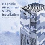 Wraps for Xbox Series X Console, Mytrix Custom X-Box Series X Cover Skin, Magnetic Protective Case for Easy Installation,Full Protection -Gray Camo