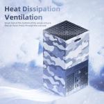 Wraps for Xbox Series X Console, Mytrix Custom X-Box Series X Cover Skin, Magnetic Protective Case for Easy Installation,Full Protection -Gray Camo