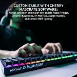 CHERRY XTRFY MX 8.2 Pro TMR Wireless - Magnetic Mechanical TKL Gaming Keyboard, Customizable CHERRY MK CRYSTAL TMR Switches, PBT, Hot-Swap, RapidTrigger, SnapKey/SOCD, 8KHz, UK Layout QWERTY, Black