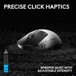 Logitech G PRO X2 SUPERSTRIKE LIGHTSPEED Wireless Gaming Mouse, Ultra-Fast Performance, Ultra Lightweight (61 g), Customizable Click Haptics, USB-C charging, for PC/Mac/Laptop - White