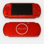 DEJIN Playstation Portable 3000 Series Handheld Gaming Console System, 3000 Core Pack System, Retro Arcade Mini PSP Handheld (Red, 128GB (PRE-INSTALLED GAMES))