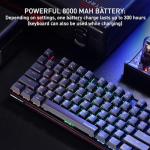 CHERRY XTRFY MX 8.2 Pro TMR Wireless - Magnetic Mechanical TKL Gaming Keyboard, Customizable CHERRY MK CRYSTAL TMR Switches, PBT, Hot-Swap, RapidTrigger, SnapKey/SOCD, 8KHz, UK Layout QWERTY, Black