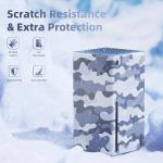 Wraps for Xbox Series X Console, Mytrix Custom X-Box Series X Cover Skin, Magnetic Protective Case for Easy Installation,Full Protection -Gray Camo