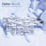 Wraps for Xbox Series X Console, Mytrix Custom X-Box Series X Cover Skin, Magnetic Protective Case for Easy Installation,Full Protection -Gray Camo