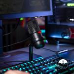 HyperX SoloCast – USB Condenser Gaming Microphone, for PC, PS4, and Mac, Tap-to-mute Sensor, Cardioid Polar Pattern, Streaming, Podcasts, Twitch, YouTube, Discord