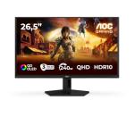 AOC Q27G41ZDF 26.5 inch WQHD Monitor 240Hz, QD-OLED Panel, 0.03ms GtG, Adaptive Sync, HDR10, G-Sync Compatible, (2560x1440 HDMI 1x 2.0 DP 1x 1.4) Black