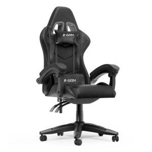 Racingreat Ergonomic Gaming Chair with Adjustable Height, Reclining Feature, Headrest, and Lumbar Support for Adults (Basics, Black)