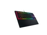Razer Ornata V3 Tenkeyless - Compact Low Profile Gaming Keyboard (Mecha-Membrane Switches, UV-coated Keycaps, Backlit Dedicated Media Keys, Magnetic Soft-Touch Wrist Rest) QWERTY UK Layout | Black