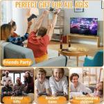 PZNETUE Upgraded Retro Games Console, Retro Game Stick Built-in 20,000+ Classic Games with Wireless Controller, Plug & Play for TV HDMI, Retro Game Console for Family and Adult (64G)