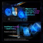 OneXFly Apex Portable Handheld Game Console: AMD Ryzen AI Max 395, Radeon 8060S Graphics, 8-inch 120Hz Display, Liquid Cooling Support, 85Wh Swappable Battery for AAA Games(48GB RAM + 1TB SSD)