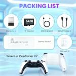 KANYUNCD 2026 Upgraded Retro Gaming Console,Video Games Console with 4K HDMI Output,20000+ Video Games with Dual 2.4G Wireless Controllers,23 Game Emulators,Plug & Play TV Game Stick