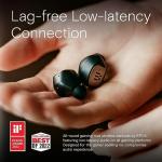 EPOS GTW 270 Hybrid Wireless Gaming Earbuds, Bluetooth & USB-C Dongle, Noise Reducing Closed Design, Dual Mics, Ergonomic Fit, IPX 5 Water Resistant, Portable Charging Case, 20 Hours of Playtime