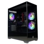 CyberPowerPC Wyvern Gaming PC - AMD Ryzen 7 8700F, Nvidia RTX 5060 Ti 8GB, 16GB RAM, 1TB NVMe SSD, 650W 80+ PSU, Wi-Fi, Windows 11, Prism Panoramic RGB Black