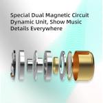 keephifi KZ EDX PRO In Ear Monitors, IEM Earphones 1DD New 10mm Dynamic Driver, Stereo HIFI Deep Bass Sound Gaming Earbuds, 3.5mm Jack Wired Earphones, In Ear Headphones for Musicians (White, No Mic)