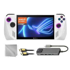 ASUS ROG Ally 1TB Gaming Handheld 7-inch Touchscreen 120Hz FHD 1080p AMD Ryzen Z1 Extreme Processor, Hub, HDMI Cable, 3 Accessories: 4 in 1 Bundle