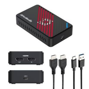 AVerMedia GC553Pro Live Gamer ULTRA S - 4K60 USB Capture Card with 4K60 Passthrough, 5.1 Surround, VRR, USB 3.2, Plug & Play, Low Latency Streaming for PS5, Xbox, Switch 2, OBS, Mac, Windows 11, PC