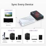 AVerMedia GC553Pro Live Gamer ULTRA S - 4K60 USB Capture Card with 4K60 Passthrough, 5.1 Surround, VRR, USB 3.2, Plug & Play, Low Latency Streaming for PS5, Xbox, Switch 2, OBS, Mac, Windows 11, PC