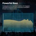 keephifi KBEAR Phoenix Gaming Earbuds, IEM Earphones 10mm Dual Magnetic DD, In Ear Headphones Wired Double Aluminum Foil, Noise Reduction Gaming Earphones, Powerful Bass In Ear Monitors for Musicians