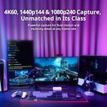 AVerMedia GC553Pro Live Gamer ULTRA S - 4K60 USB Capture Card with 4K60 Passthrough, 5.1 Surround, VRR, USB 3.2, Plug & Play, Low Latency Streaming for PS5, Xbox, Switch 2, OBS, Mac, Windows 11, PC