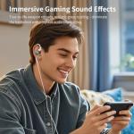 keephifi KBEAR Phoenix Gaming Earbuds, IEM Earphones 10mm Dual Magnetic DD, In Ear Headphones Wired Double Aluminum Foil, Noise Reduction Gaming Earphones, Powerful Bass In Ear Monitors for Musicians