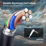 keephifi KBEAR Phoenix Gaming Earbuds, IEM Earphones 10mm Dual Magnetic DD, In Ear Headphones Wired Double Aluminum Foil, Noise Reduction Gaming Earphones, Powerful Bass In Ear Monitors for Musicians