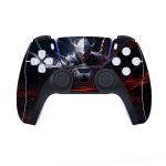 PlayVital Silver Knight Full Set Skin Decal for PS5 Console Disc Edition, Sticker Vinyl Decal Cover for PS5 Controller & Charging Station & Headset & Media Remote