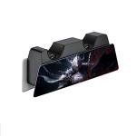 PlayVital Silver Knight Full Set Skin Decal for PS5 Console Disc Edition, Sticker Vinyl Decal Cover for PS5 Controller & Charging Station & Headset & Media Remote