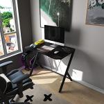 DEILALY 90 CM Width Gaming Desk Carbon Fiber Surface Gamer Table Computer Gamer Desk with Monitor Shelf Study Desk Work Station PC Table Carbon Steel Leg Corner