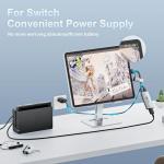 Papeaso USB 3.0 Video Capture Card, HDMI to USB-A/C Capture Card with pd, 1440P 30fps & 1080P 60fps Video Capture, for Streaming, Teaching,Gaming, Video conferencing or Live Broadcasting