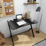 DEILALY 90 CM Width Gaming Desk Carbon Fiber Surface Gamer Table Computer Gamer Desk with Monitor Shelf Study Desk Work Station PC Table Carbon Steel Leg Corner