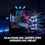 GFX-007 Gaming PC High-Performance Desktop PC - Intel Core i7 6th • 1TBHDD + 256SSD • RTX 3050 6GB • 16GB RAM DDR4 • Advanced Cooling • Windows 11 (RTX 3050 6GB, Core i7 6th)