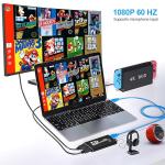 Vantisan 1080P Video Capture Card, 4K HDMI Capture Card, USB 3.0 Game Capture Device, 4K30Hz Video Capture Card for Streaming, Recording, Compatible with Windows/Mac/Linux - Plug & Play