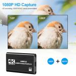 Vantisan 1080P Video Capture Card, 4K HDMI Capture Card, USB 3.0 Game Capture Device, 4K30Hz Video Capture Card for Streaming, Recording, Compatible with Windows/Mac/Linux - Plug & Play