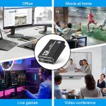 Vantisan 1080P Video Capture Card, 4K HDMI Capture Card, USB 3.0 Game Capture Device, 4K30Hz Video Capture Card for Streaming, Recording, Compatible with Windows/Mac/Linux - Plug & Play