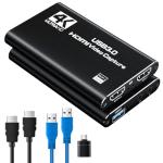 Newhope HDMI Capture Card for Streaming, Full HD 1080P 60FPS Capture USB 3.0 Game Audio Video Capture Card,for Streaming Camera/Xbox/PS4/PS5/Switch/PC