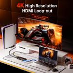 Newhope HDMI Capture Card for Streaming, Full HD 1080P 60FPS Capture USB 3.0 Game Audio Video Capture Card,for Streaming Camera/Xbox/PS4/PS5/Switch/PC