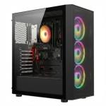 STGsivir Gaming PC, Gaming Computer Desktop Tower, AMD Ryzen 7 5700G up to 4.6GHz, Radeon Vega 8 Integrated Graphics, 32GB DDR4 RAM, 1TB SSD, WIFI 6, BT5.0, RGB fan x3, Windows11 Pro