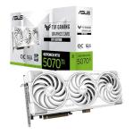 ASUS TUF Gaming GeForce RTX 5070 Ti 16GB GDDR7 BTF White OC Edition Graphics Card (NVIDIA DLSS 4, 3,125-Slot, PCIe 5.0, 3X DisplayPort 2.1b, 2X HDMI 2.1b, GC-HPWR, White, TUF-RTX5070TI-O16G-BTF-WHITE)