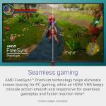 Dell 27 Gaming Monitor - SE2725HG, Full HD (1920x1080), 200Hz, Fast IPS, 1ms, AMD FreeSync Premium, 99% sRGB, VESA (100x100mm), DisplayPort, 2 HDMI, 3 Year Warranty, Black