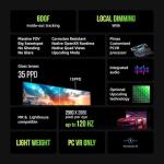 Pimax Crystal Light - Local Dimming without Controllers - High-Resolution Virtual Reality Headset for PC Gaming