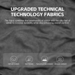 PZDO Gaming Chair, Gaming Chairs for Adults, Ergonomic Computer Chair with Footrest, Reclining Pc Gamer Chairs with Headrest and Lumbar Support, Technical Fabric, Black, 350LBS