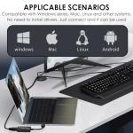 4K HDMI Capture Card, USB 3.0 Video Capture Device for Streaming, Game Recording, Live Broadcasting, Full HD 1080P, Compatible with P-S4, X-box, N-intendo S-witch, DSLR, Camera