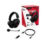 HyperX Cloud II Core Wireless - Gaming headset for PC | DTS Headphone:X spatial audio | Memory foam ear pads | Black | Signature comfort | Up to 80 hours battery life