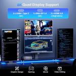 GEEKOM [2026 Upgraded Cooling GT2 Mega AI Mini PC Windows 11 Pro, with Intel Core U9-285H (Up to 5.4GHz), 32GB DDR5 (Expandable, Not LPDDR) & 2TB PCIe 4.0 NVMe SSD, 4K@120Hz Quad Display/Dual USB4.0