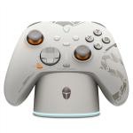 Thunderobot G80 PC Gaming Controller for NS/PC/iOS/Android, Adjustable Hall Joystick, Hall/Micro Triggers, Bluetooth Gaming Controller with Charging Dock, Optical Micro Switches, RGB Lighting (White)